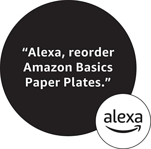 Amazon Basics Everyday Paper Plates, 8.62 Inch, Disposable, 600 Count (300 pack of 2)