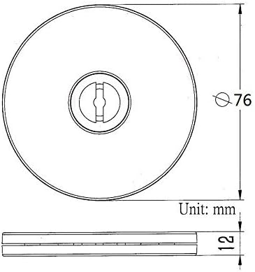TamBee 4PCS 3Inch Acrylic Lazy Susan Turntable Organizer Revolving Display Base White Acrylic for Spice Rack Table Cake Kitchen Pantry Decorating Black
