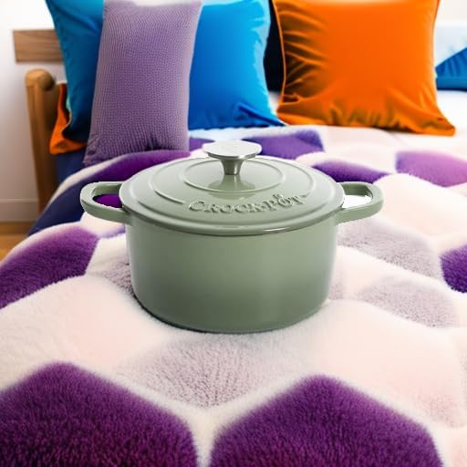 Crock-Pot Artisan Round Enameled Cast Iron Dutch Oven, 3-Quart, Pistachio Green
