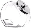 Anchor Hocking Glass 1/2 Gal Penny Candy Jar w/ Chrome Cover