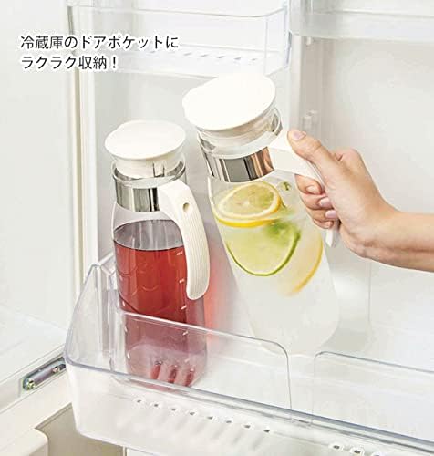 Hario Slim Water Jug, 1400ml, White