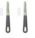 Fanmusic Swivel peelers - potato peelers，Fruit and vegetable peelers for kitchen (2 pack)