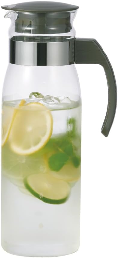 Hario Slim Water Jug, 1400ml, Grey