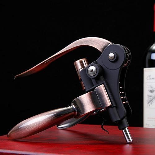 Wine Bottle Opener Set with Accessories Matte Bronze in Wood Box, Aerator, Extra Screws, Foil Cutter, Pourer, Vaccu Stopper, Winged Wine Opener, Rabbit Red Wine Corkscrew Set (Matte Bronze)