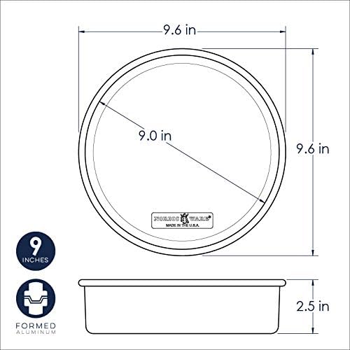 Nordic Ware Naturals Round Cake Pan, 9-Inch