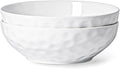 Large Pasta Bowls Set of 2, 10 Inch Pasta Serving Bowl Dinner Bowls, Kitchen Bowl Set, Microwave and Dishwasher Safe, Scratch Resistant, Set of 2