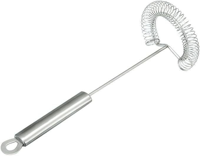 Whisk,Spiral Whisks Egg Beater for Blending Mixing Stirring, Non-Stick Stainless Steel Whisk,11.2 inch