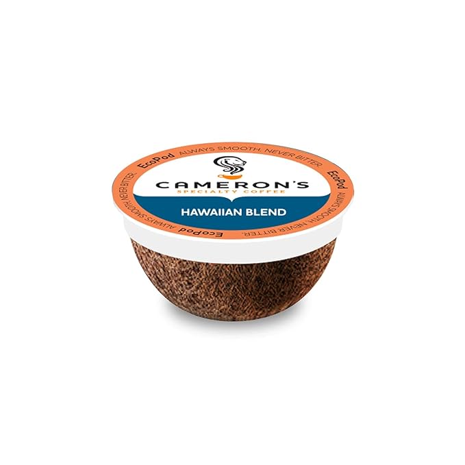Cameron's Coffee Single Serve Pods, Kona Blend, 32 Count (Pack of 1)