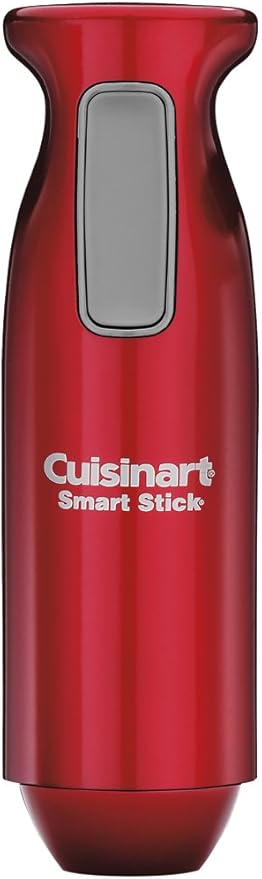 Cuisinart CSB-76MR SmartStick 200-Watt Immersion Hand Blender, Metallic Red