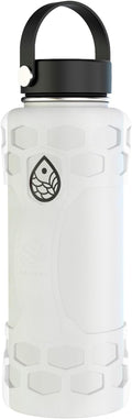 REUZBL Silicone Boot Sleeve Protector with Handle – Compatible with Hydro Flask 40oz, 32oz, 24oz, 21oz – Protective Bottle Bumper for Stainless Steel Water Bottles