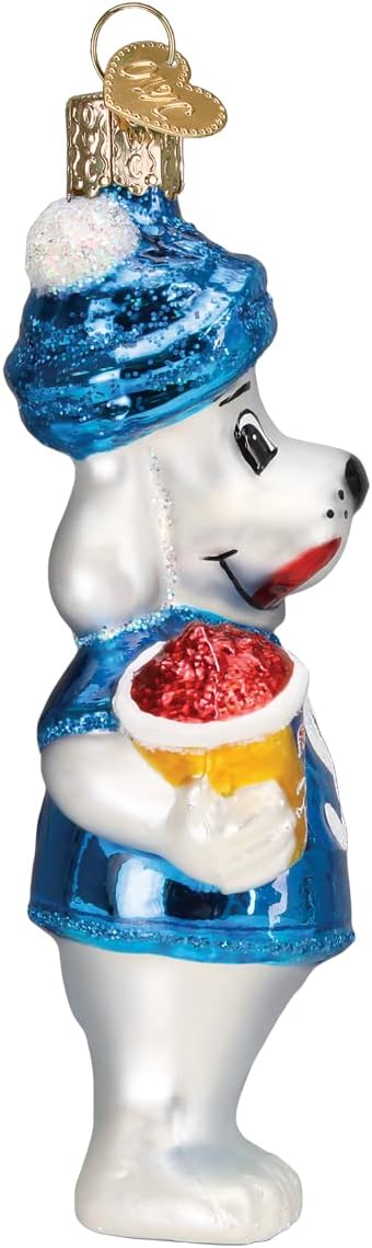 Old World Christmas Slush Puppie Glass Blown Ornament for Christmas Tree, Handcrafted Holiday Decoration, ICEE Collection