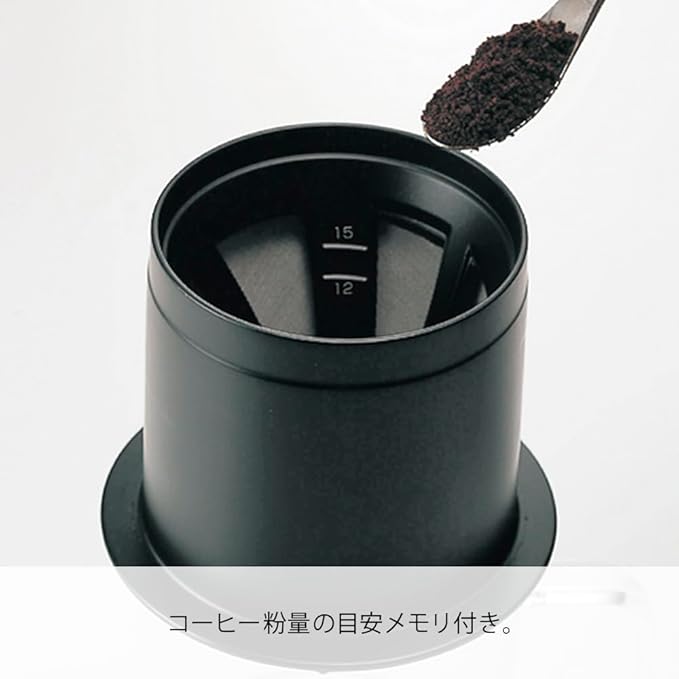 Hario "Cafeor" Mesh Coffee Dripper, Size 01, Black