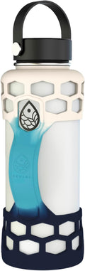REUZBL Silicone Boot Sleeve Protector with Handle – Compatible with Hydro Flask 40oz, 32oz, 24oz, 21oz – Protective Bottle Bumper for Stainless Steel Water Bottles