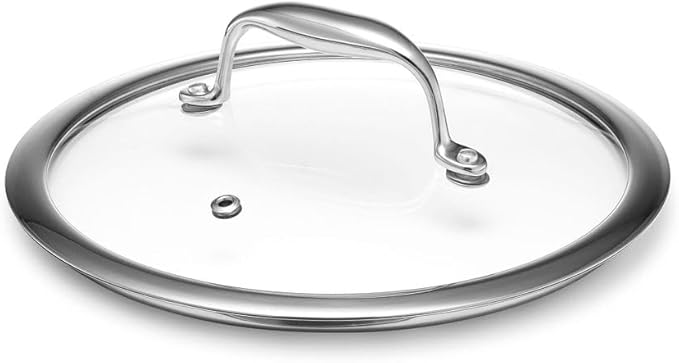 HexClad Hybrid Nonstick 3-Piece Cookware Set, 8" Pan, 8" Lid, and 12" Griddle Pan