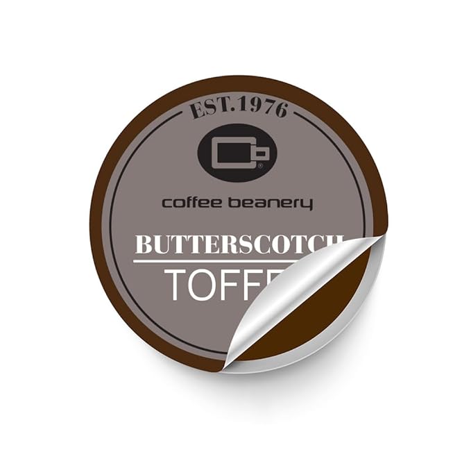 Butterscotch Toffee Coffee Pods by Coffee Beanery | 96ct Bulk Flavored Coffee Pods Medium Roast Coffee