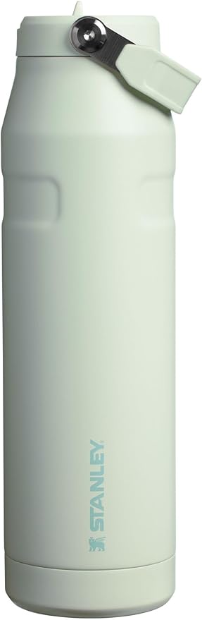 STANLEY IceFlow Flip Straw 2.0 Water Bottle 36 OZ | Built-In Straw with Larger Opening | Lightweight & Leak-Resistant | Insulated Stainless Steel | BPA-Free | Mist