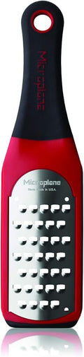 Microplane Artisan Series Cheese Grater and Zester (Extra Coarse, Red)