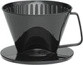 Fino Pour-Over Coffee Brewing Filter Cone, Number 1-Size, Black, Brews 1 to 2-Servings