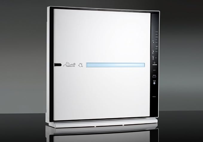 Rabbit Air, MinusA2 Air Purifiers for Home, Ultra Quiet HEPA Air Purifier - Wall Mountable Air Purifiers for Home Large Room, Allergies, Dust, Mold, Smoke & VOCs - (SPA-780A, White, Toxin Absorber)