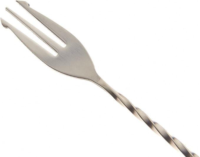 Barfly Fork Bar Spoon, End 12 3/8" (31.5 cm), Stainless Steel