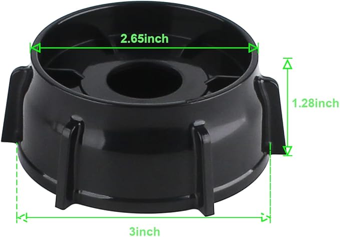 Replacement parts 6-Cup Glass Jar With Blade, Compatible with Oster Blenders