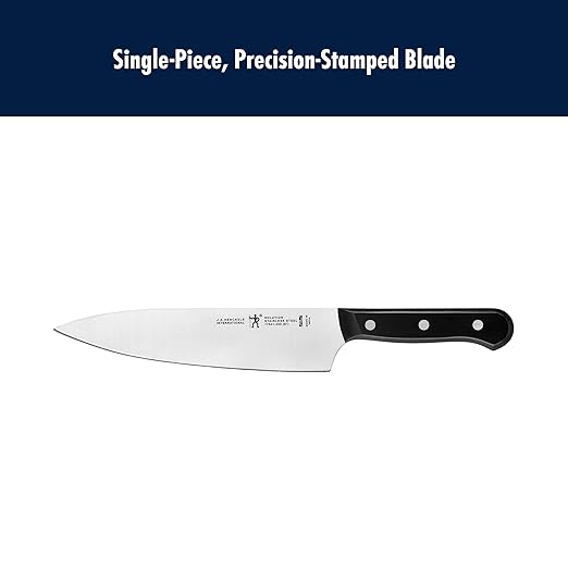 HENCKELS Solution Razor-Sharp 14-pc Self Sharpening Knife Block Set, Chef Knife, Bread Knife, Steak Knife, German Engineered Informed by 100+ Years of Mastery