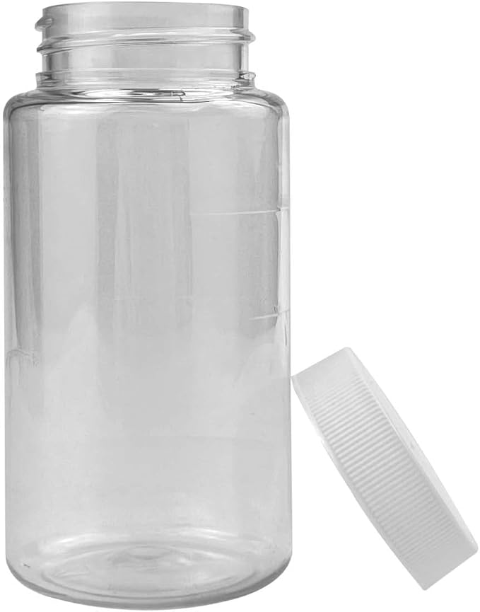 Oil Sampling Bottle - Made in USA - Pack of 24 Oil Analysis Sampling Clear Plastic Bottle 4 oz (120 ml) Capacity with 38-400 Cap Size - FDA Compliant and BPA Free …