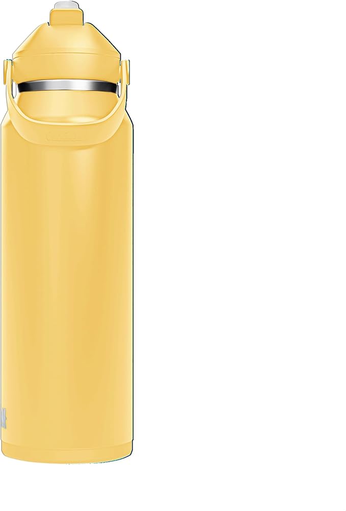 CamelBak Thrive Flip Straw Insulated Stainless Steel Water Bottle Yellow Bloom, 40oz