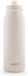 Ello Pop & Fill Stainless Steel Water Bottle with Quick Fill Technology, Double Walled Vacuum Insulated Metal, Leak Proof Locking Lid, Sip & Chug, BPA Free, Holiday Gift for Him Her, 22oz, 32oz, 40oz