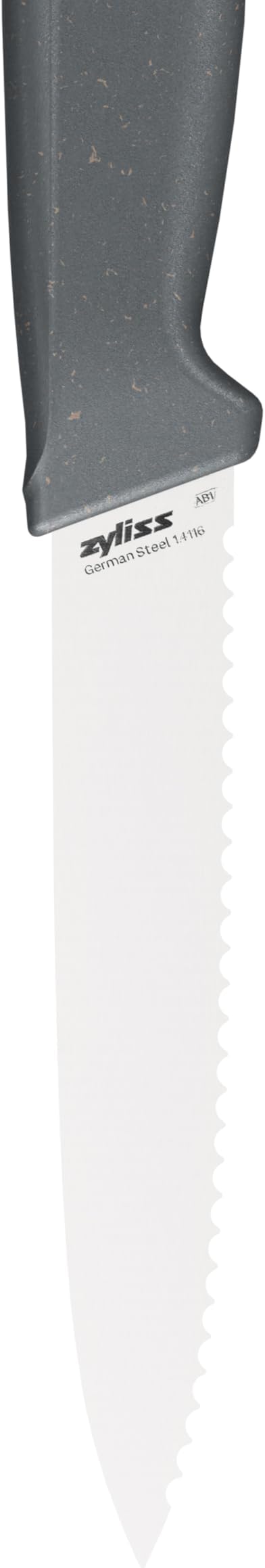 Zyliss Serrated Paring Knife – German Stainless Steel Blade with Sustainable Wheat Straw NonSlip Handle –Kitchen Knife for Fruits & Vegetables – Blade Guard Included – Dishwasher Safe – 3.9 inches