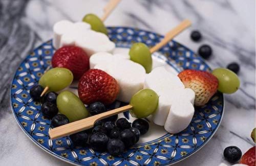 Gmark Bamboo Paddle Skewers 9" 100pc/Bag, Kabob Skewers, BBQ Skewers for Outdoor Grilling GM1077