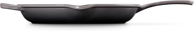 Le Creuset Enameled Cast Iron Signature Iron Handle Skillet, 11.75", Oyster