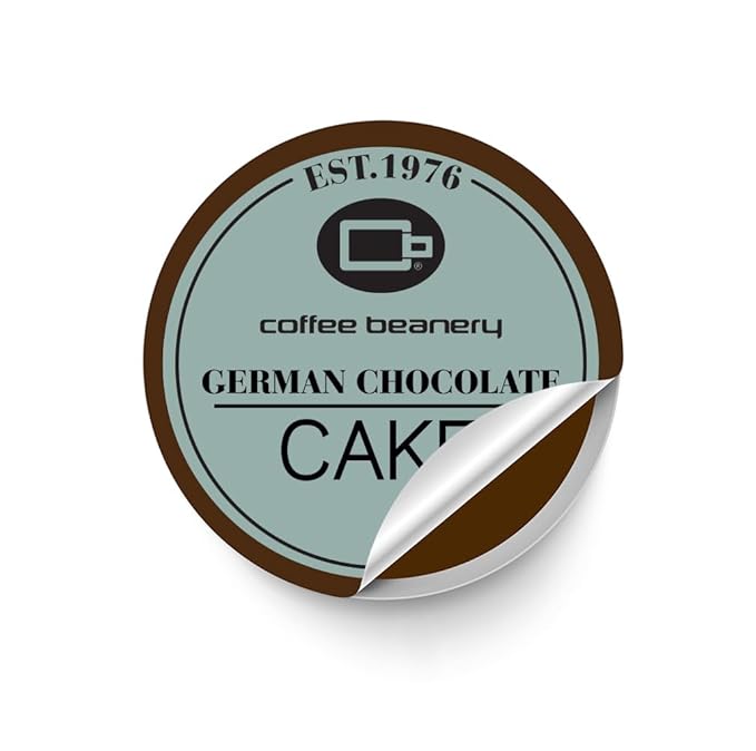 German Chocolate Cake Coffee Pods by Coffee Beanery | 192ct Bulk Flavored Coffee Pods Medium Roast Coffee