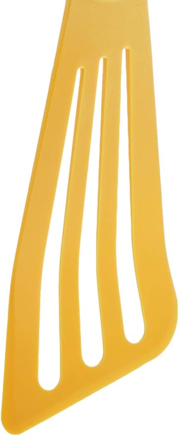 Mercer Culinary Hell's Tools Hi-Heat Slotted Spatula, 12 Inch x 3.5 Inch, Yellow