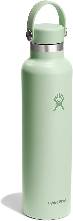 Hydro Flask Water Bottle - Insulated Stainless Steel - Non Spill, Leakproof in 24 Oz Aloe Green