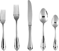 Fortessa Forge 18/10 Stainless Steel Flatware 20 Piece Place Setting, Service for 4