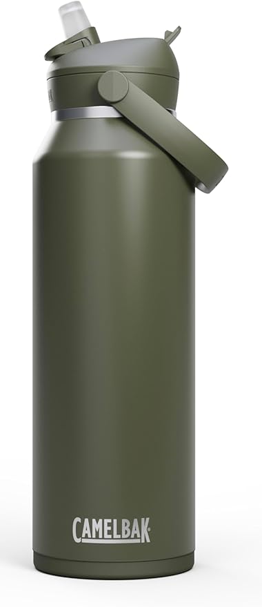 CamelBak Thrive Flip Straw Insulated Stainless Steel Water Bottle Moss, 40oz