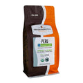 Fresh Roasted Coffee, Organic Peru Water-Processed Half-Caf | Mold & Myco 3rd Party Tested, USDA Organic, Kosher | Med Roast 12 oz Whole Bean