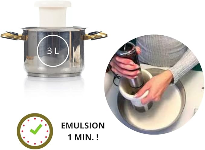 Vegan Milker Mulsi Soul Multifunctional Strainer Filter – Homemade Vegetable Milk, Burmese Tofu, etc. Maximum Emulsion with Interchangeable Discs. 1 Litre in 1 Minute. Ebook Recipes - Made in Spain