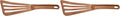Mercer Culinary Hell's Tools Hi-Heat Slotted Spatula, 12 Inch x 3.5 Inch, Brown (Pack of 2)