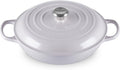 Le Creuset Enameled Cast Iron Signature Braiser, 3.5 qt., Shallot