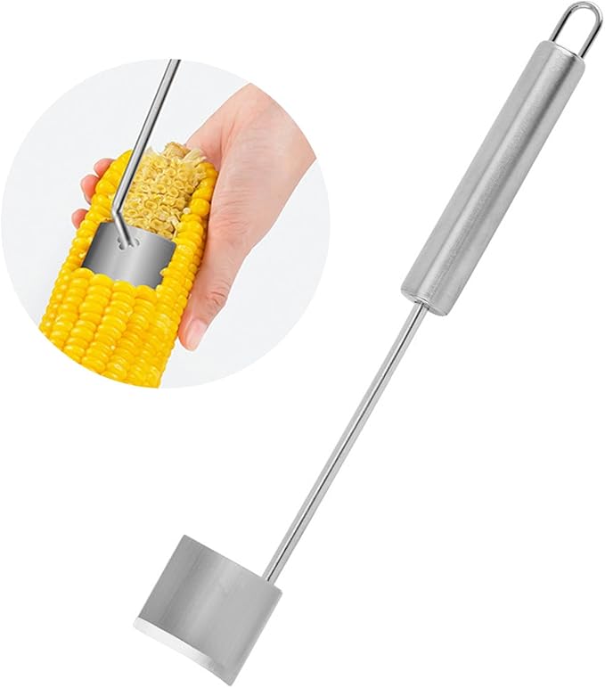 Corn Peeler Corn Thresher Corn Stripper for Corn On The CobCorn Shovel Corn Scraper Corn Kernel Remover Tool Cob Planer Corn Cutter Corn Knife Tool Stainless Steel Kitchen Gadgets
