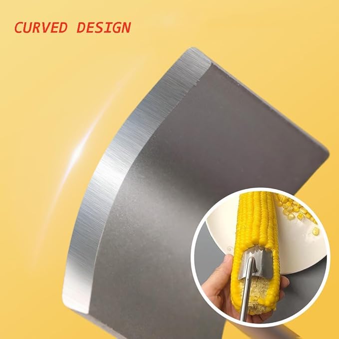 Corn Peeler for Corn on the Cob,Long Handle Stainless Steel Corn Cob Stripper Tool,Corn Kernel Remover Tool for Home Kitchen (Peeler)