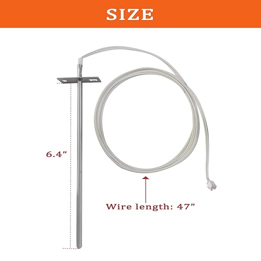 Replacement for RTD Temperature Sensor Probe, Compatible with Camp Chef Wood Pellet Grills, Replace for Part PG24-44