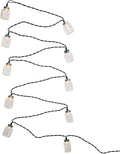 Kurt Adler UL 10-Light Clear Mason Jar Light Set