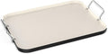 17.7" x 13" Griddle Pan for Gas Grill and Ovens, Stainless Steel Handles, Non Stick Ceramic Griddle Pan Griddle Skillet, PTFE Free PFOA Free, Black