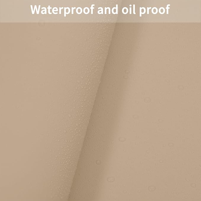 Table Pads for Dining Room Table for Dining Room Table - Can Be Used On Both Sides Waterproof and Easy to Clean Good Flatness Used for Dining Table(Light Brown+Gray 46x72)