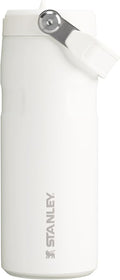 STANLEY IceFlow Flip Straw 2.0 Water Bottle 16 OZ | Built-In Straw with Larger Opening | Lightweight & Leak-Resistant | Insulated Stainless Steel | BPA-Free | Frost