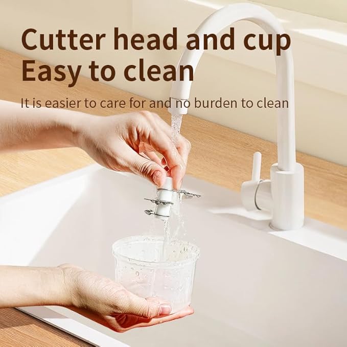 Garlic Masher Wireless Mini Home Garlic Press Food Blender Electric Garlic Masher Portable Garlic Mash Machine
