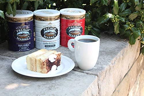 French Market Coffee & Chicory Decaffeinated Medium-Dark Roast Ground Coffee, 12oz Can (Pack of 1)